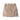 Khaki ripstop tactical skirt with front button fly and multiple utility pockets