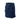 Dark blue denim tactical skirt with front flap pockets and belt loops