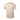 Light beige cotton T-shirt back view with small logo at upper neck