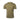 Khaki cotton T-shirt back view with small logo at upper neck