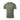Dark green cotton T-shirt back view with small logo at upper neck