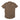 Tan ripple shirt back view with short sleeves and yoke seam