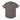 Gray ripple shirt back view with short sleeves and yoke seam
