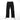 Black combat pants with multiple cargo pockets and drawcord hem tabs