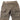 Khaki combat cargo pants with cargo pockets and snap waist closure