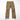 Tan combat pants with cargo pockets and drawcord hem tabs