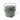 Olive drab mess kit pot with lid, bail handle, and latch front