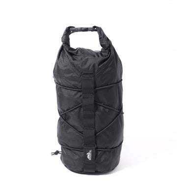 Helikon Foxhole nylon bag in black with front sling strap and padded carry handle