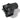 Black polymer handgun holster with open-side trigger guard cutout