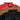 Overlapping puffer down jacket zips in black, coyote, and red