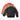 Stacked puffer down jackets in black, coyote, and red with full-zip fronts