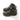 Dark brown mid tactical boots with lace-up upper and molded toe panels