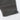 Dark gray fleece jacket hem with stitched cuff tab