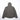 Hooded fleece jacket, full-zip front, zip pockets, gray