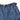 Blue PCS shorts with elastic waistband and black logo strap close-up