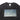 Black crewneck tee with small rectangular landscape graphic on the chest