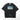 Black short-sleeve tee with chest graphic panel and “AIR FORCE” text near hem