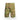 BDU-style shorts in multitone camouflage with front button closure and belt loops