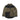 Two-tone olive and black fleece jacket with full zip, stand collar, and zip pockets.