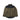 Olive and black fleece jacket with full zip, stand collar, and two zip pockets.