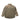Tan double-fleece jacket back, stand collar with camouflage shoulders.