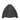Dark gray grid fleece jacket back view with stand collar and full-length zip.