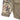 Camo fleece jacket sleeve panel with contrasting knit trim at cuff.