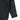 Black double fleece jacket sleeve with ribbed cuff and side pocket seam