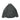 Dark gray grid fleece jacket back view with stand collar and full-length zip.