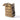 Tan double rifle magazine pouch with MOLLE webbing and elastic retaining straps