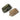 Camouflage and tan utility pouches with PENTAGON labels and zip closures, angled
