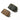 Camouflage and tan utility pouches with MOLLE webbing, two-piece view