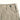 Khaki shorts with waistband belt loops and front utility pocket