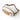 Waist pack with tan strap and white camo print, front zippered pocket panel