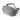 Helikon Bandicoot waist pack in heather gray with front zipper and adjustable strap