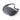 Waist pack in dark gray with two front zip pockets and adjustable shoulder strap