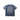 Navy washed crewneck T-shirt, back view