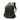 20L Cordura backpack, olive green; side view with shoulder strap and webbing