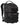 Black tactical backpack with multiple front zippers, padded straps, and MOLLE webbing