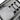 Gray pistol range bag with textured pocket and modular hook-and-loop straps