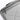 Gray zippered pistol range bag interior with padded divider and woven lining