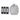 Gray mini pistol range bag with mesh handle and zippered hard case insert