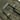 Camo rifle bag side panel with MOLLE-style webbing and metal D-rings