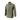 Olive drab combat parka with stand collar, flap pockets, and button front closure.