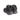 Pair of dark gray mid tactical boots from back view with padded heel and straps