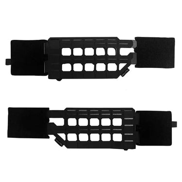 Warfighter cummerbund with padded core and MOLLE-style cutouts, black