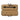 Tan single rifle case open view with straps inside and top handle