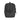 Small black admin pouch with front strap pocket and top webbing handle