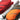 25L recurve takedown backpacks close-up in red and orange/gray, with zippers and padding
