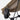 Coyote fabric traveler chair with mesh panel and front storage pouch with gloves